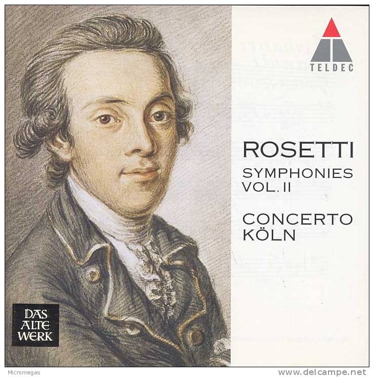 Rosetti : Symphonies, Vol.2, Concerto Köln - Klassik