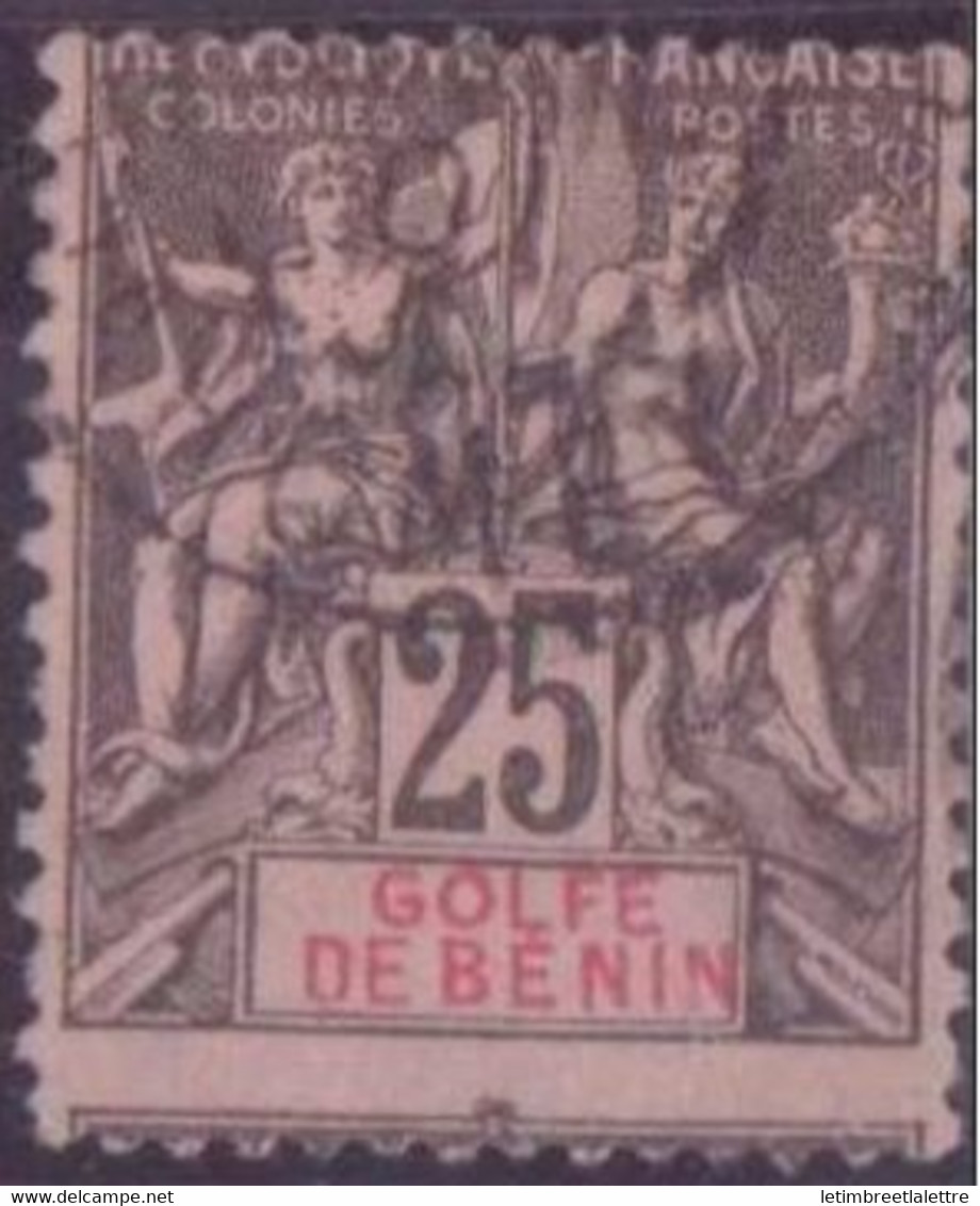 ⭐ Bénin - YT N° 27 - Oblitéré - 1893 ⭐ - Used Stamps