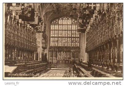 CPA - WINDSOR CASTLE - ST. GEORGE'S CHAPEL - CHOIR EST - F. FRITH & CO - RELGATE - 82270 - Windsor Castle