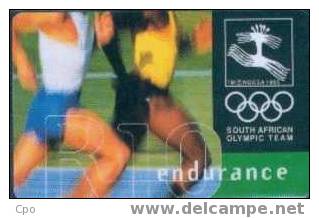 # SOUTH_AFRICA TNAU Olympic - Endurance 10 Gpt  -sport,athletisme-  Tres Bon Etat - Afrique Du Sud