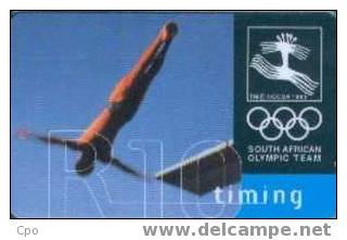 # SOUTH_AFRICA TNAV Olympic - Timing 10 Gpt -sport-  Tres Bon Etat - Südafrika