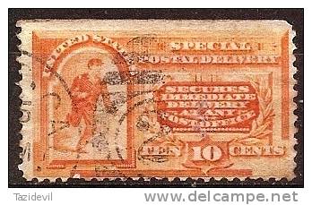 USA - 1893 10c Special Delivery. Few Faults. Scott E3. Used - Special Delivery, Registration & Certified