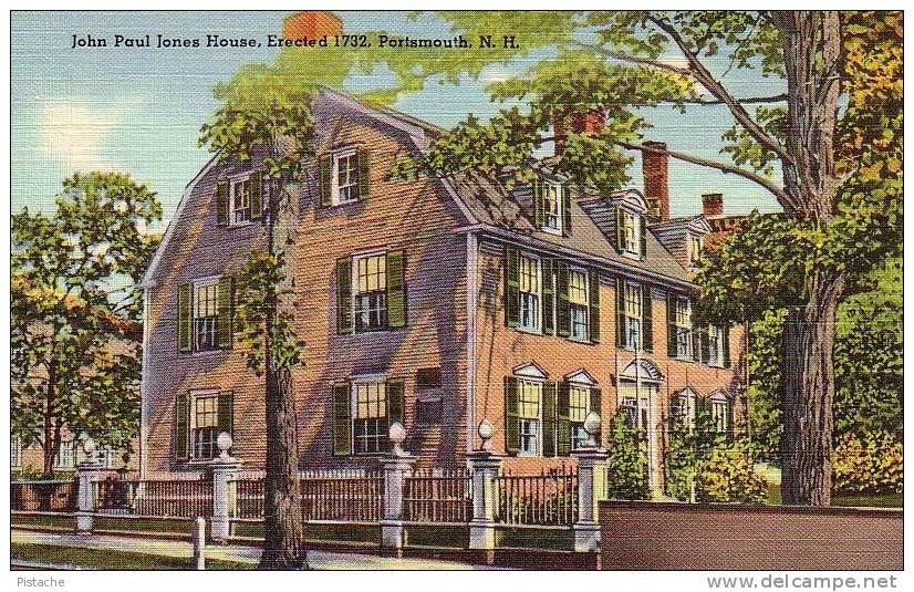 Paul Jones House - Portsmouth New Hampshire - NH - Mint Never Used - Impeccable - Nantucket