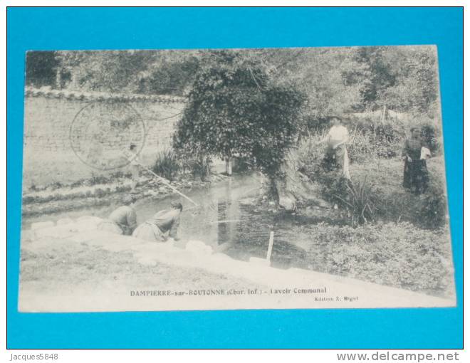 17) Dampierre Sur Boutonne - Le Lavoir Communal  - Année 1914 - EDIT   Bigot - Dampierre-sur-Boutonne