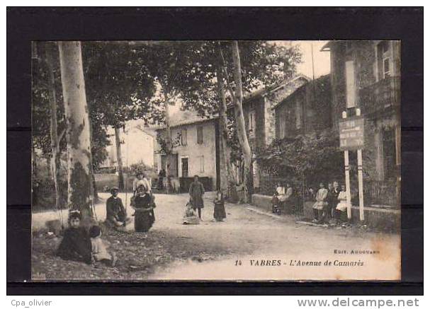 12 VABRES Avenue De Camarès, Bien Animée, Ed Audouard 14, 192? - Vabres