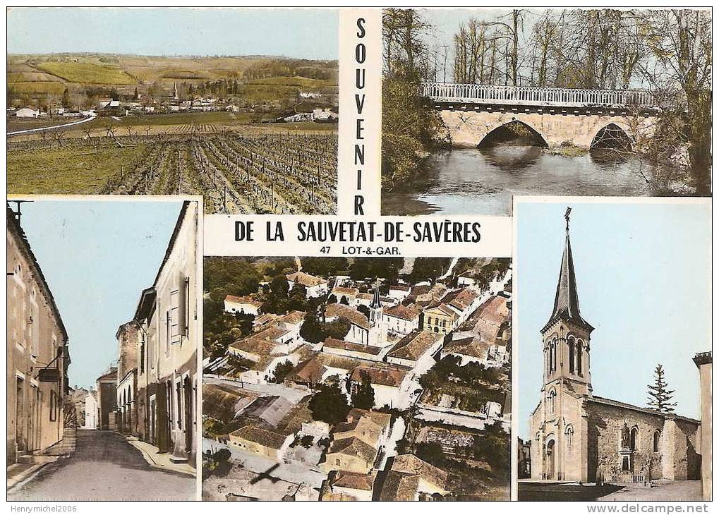 Vue Aérienne Ed Cim , Le Sauvetat De Savevères Vers Agen Marmande Villeneuve Sur Lot - Autres & Non Classés