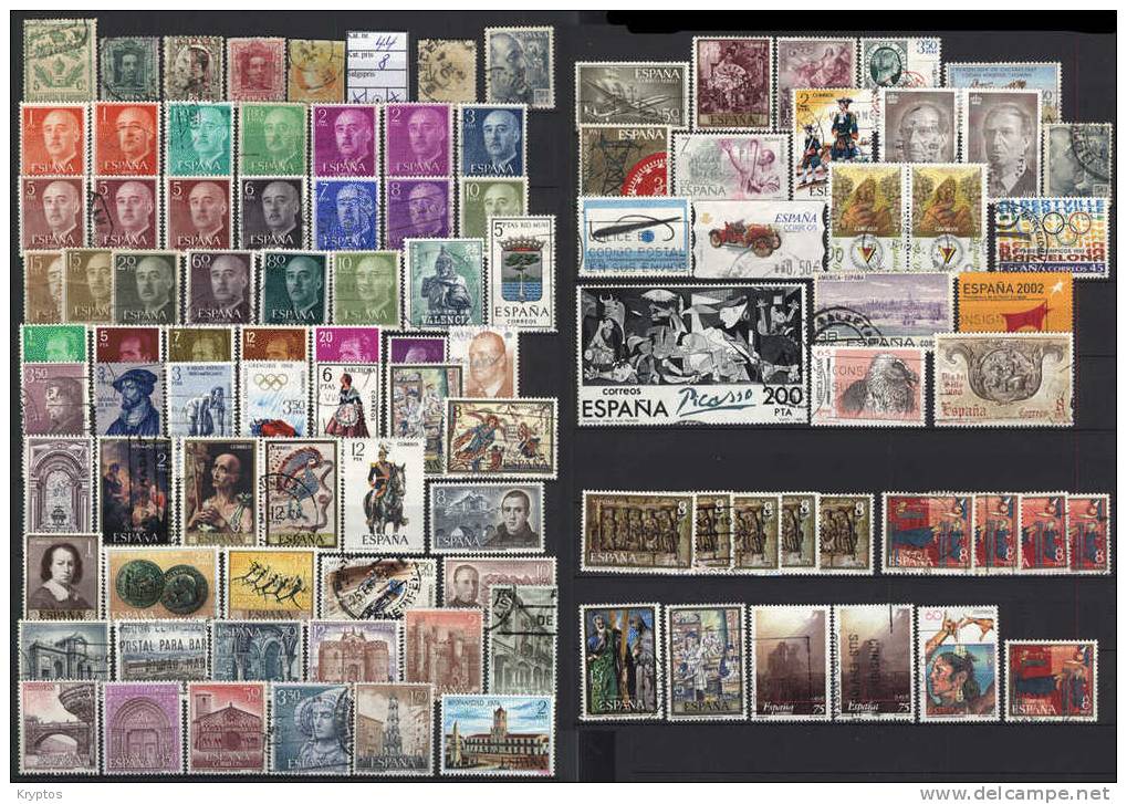 Spain - 100 Stamps - Collections