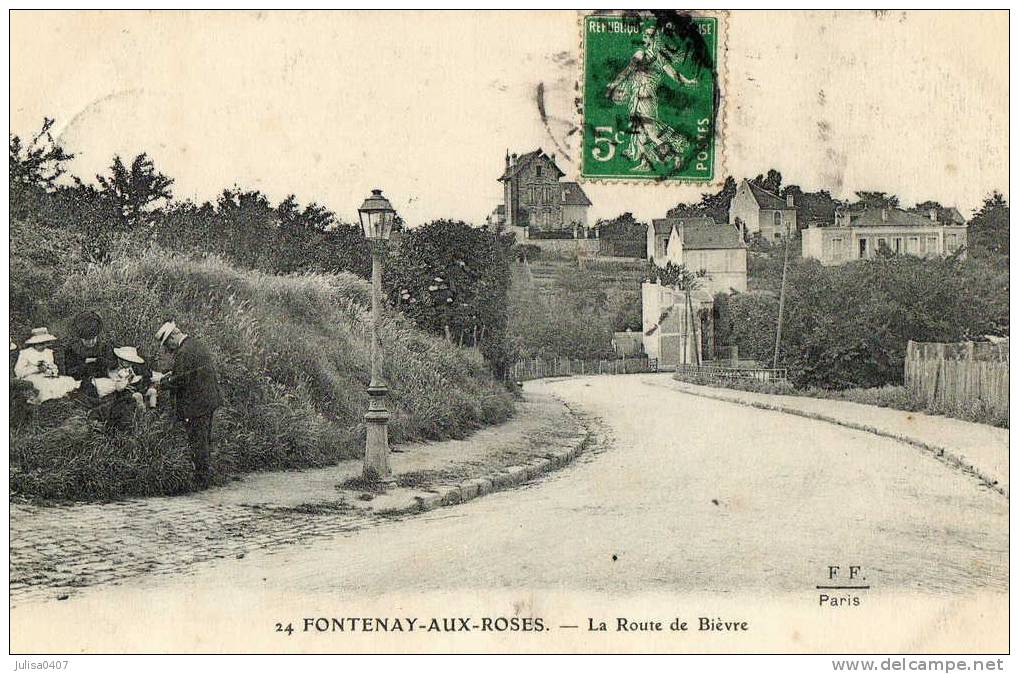 FONTENAY AUX ROSES (92) Route Villas Animation - Fontenay Aux Roses