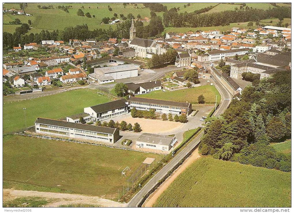 Vue Aérienne Du Collège Privé Sainte Marie Au 28 Rue Charles Foyer A Torfou Vers Cholet Angers Chemille Saumur - Other & Unclassified