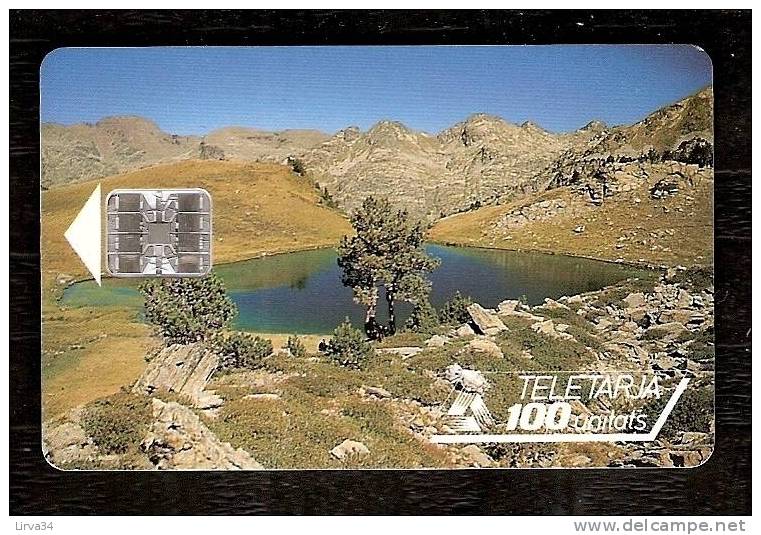 TÉLÉCARTE D 'ANDORRE  100 UNITÉS-  N° 12  - UTILISÉE - BON ÉTAT GÉNÉRAL- - Andorra