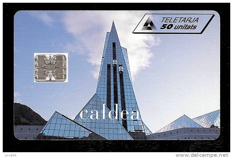 TÉLÉCARTE D 'ANDORRE  50 UNITÉS-  N° 19  - UTILISÉE - BON ÉTAT GÉNÉRAL- - Andorra