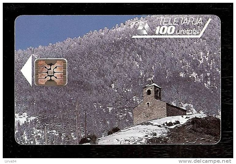 TÉLÉCARTE D 'ANDORRE  100 UNITÉS-  N° 11  - UTILISÉE - BON ÉTAT GÉNÉRAL- - Andorre