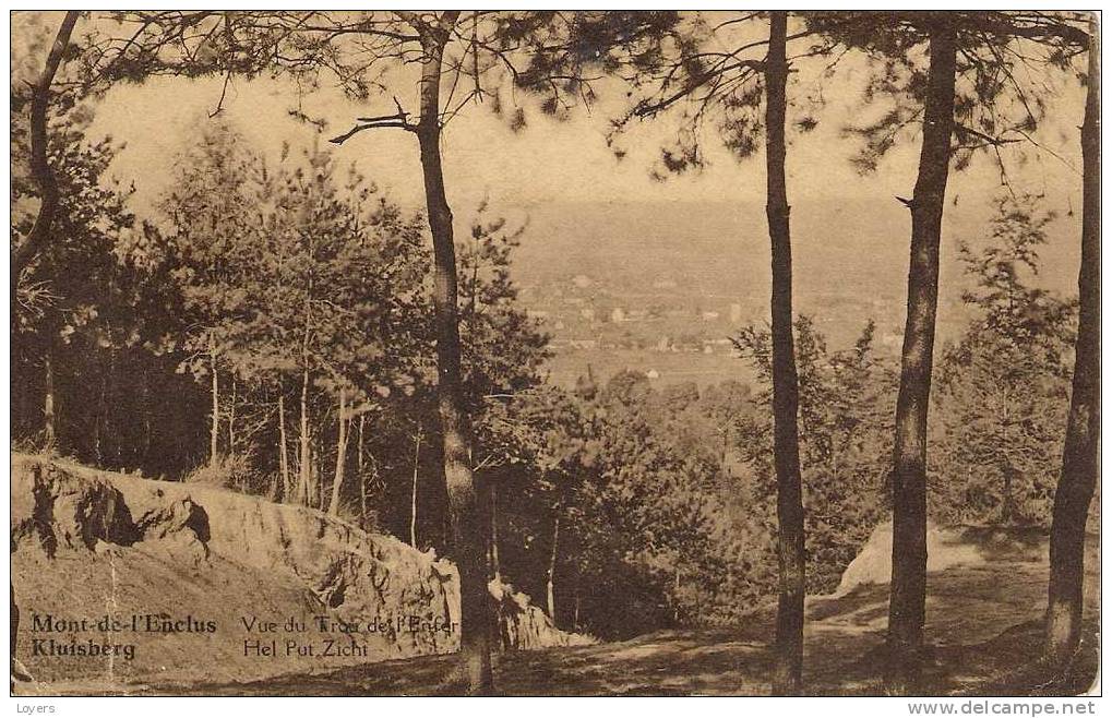 Mont-de-l'Enclus. Vue Du Trou De L'Enfer.  -  Kluisberg. Het Put Zicht.  (!! état Moyen !!) - Mont-de-l'Enclus