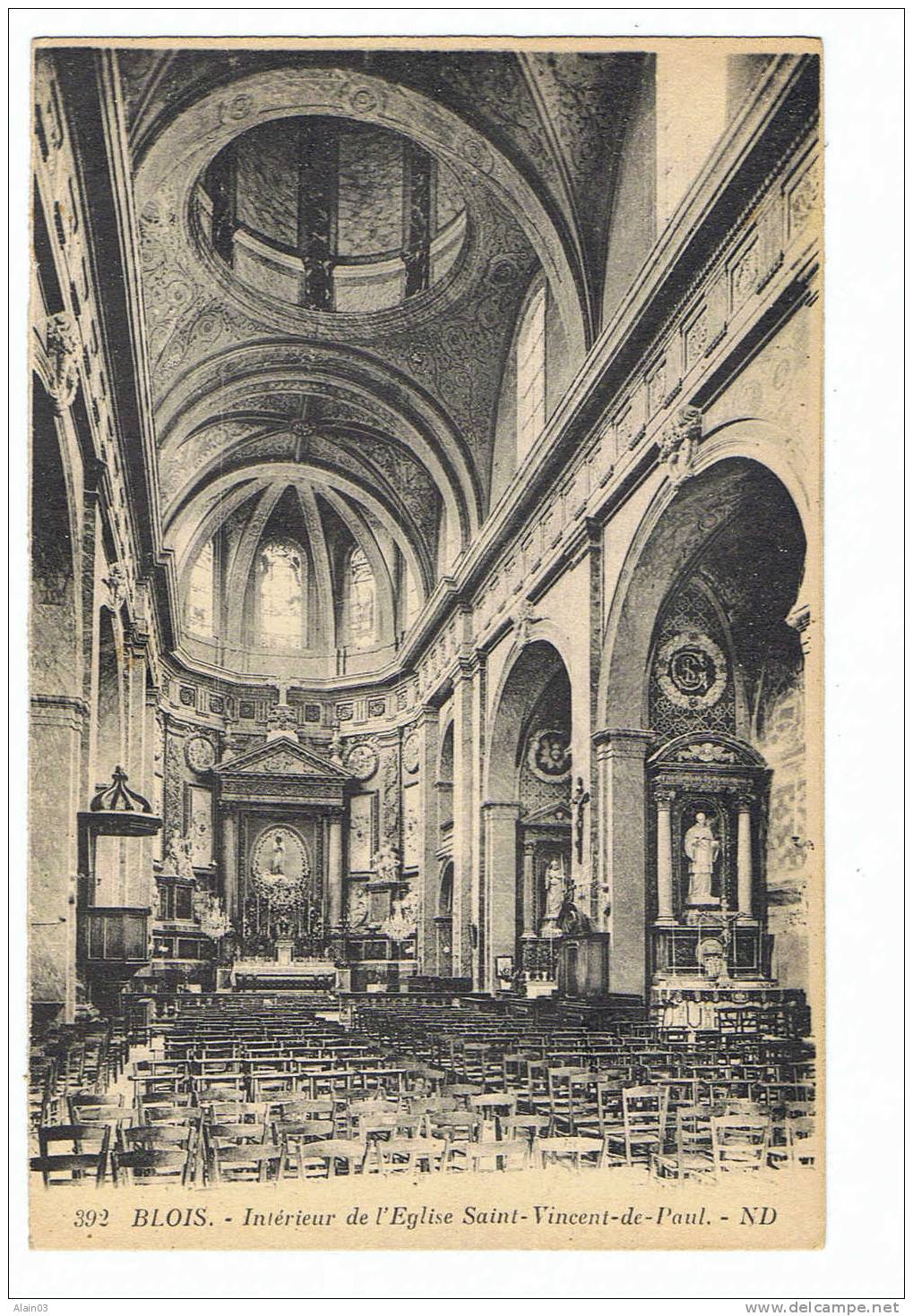 CPA - 41 - BLOIS - Intérieur De L'Eglise Saint-Vincent-de-Paul - ND 392 - Blois