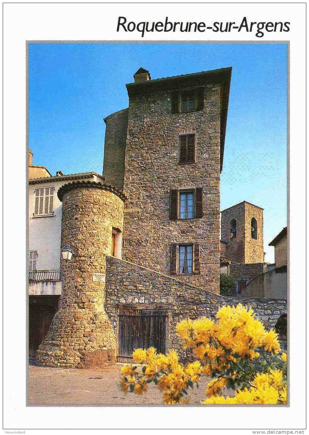 CPSM. ROQUEBRUNE SUR ARGENS. COMMANDERIE DES TEMPLIERS. DATEE 1997. - Roquebrune-sur-Argens