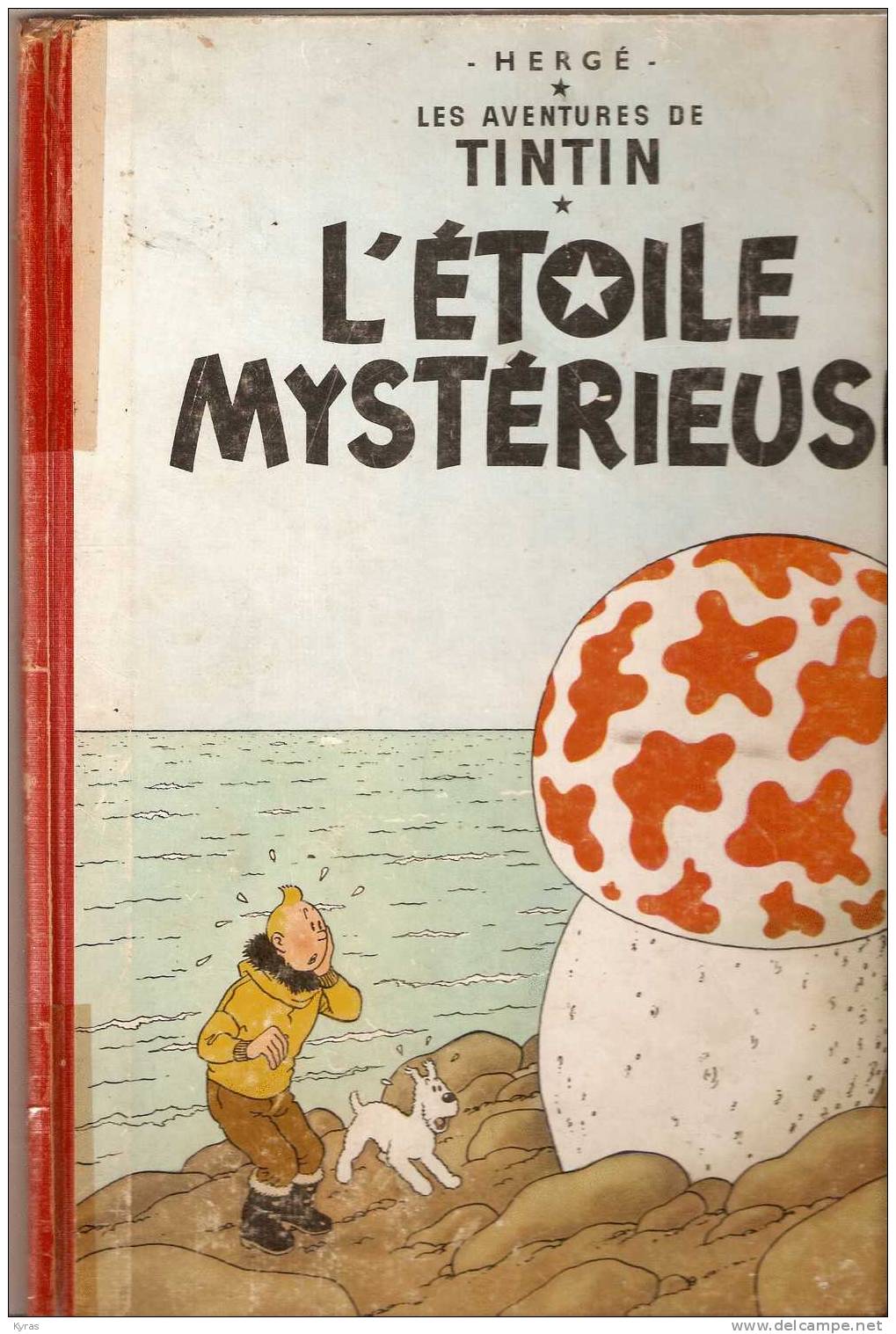 HERGE . Les Aventures De TINTIN . L' ETOILE MYSTERIEUSE Dos Rouge. 1960 .B29. Côte BDM 1998 : 180F - Hergé