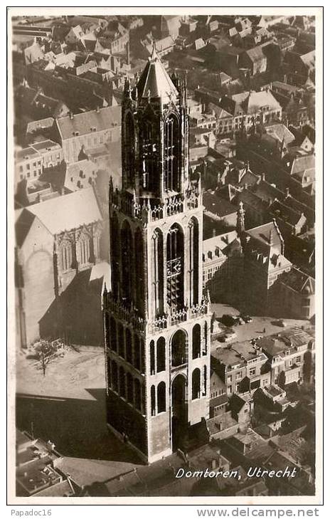 NL - U - Domtoren, Utrecht - Foto-Karte Takken N° 2764 (gebruikt / Circulée 1952) - Utrecht