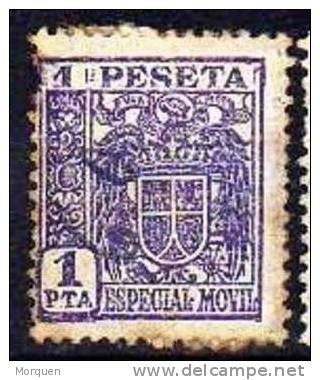 Lote 5 Sellos Sello Especial Movil 1 - Revenue Stamps