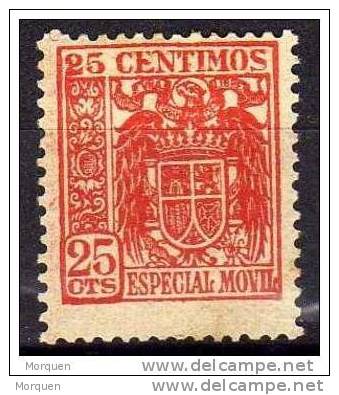 Lote 5 Sellos Sello Especial Movil 1 - Revenue Stamps