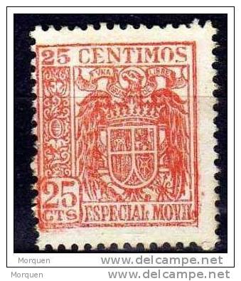 Lote 5 Sellos Sello Especial Movil 1 - Revenue Stamps