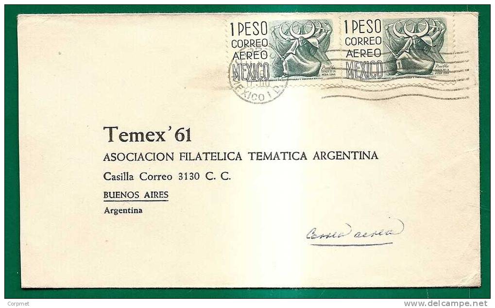 AZTECA DANZA DE LA MEDIA LUNA (x2) - VF MEXICO 1961 COVER To BUENOS AIRES - Baile