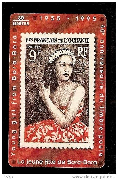 TÉLÉCARTE POLYNÉSIE FRANCAISE  30 UNITÉS-  N° 37 - UTILISÉE - BON ÉTAT GÉNÉRAL- J.F. DE BORA-BORA - Polinesia Francese