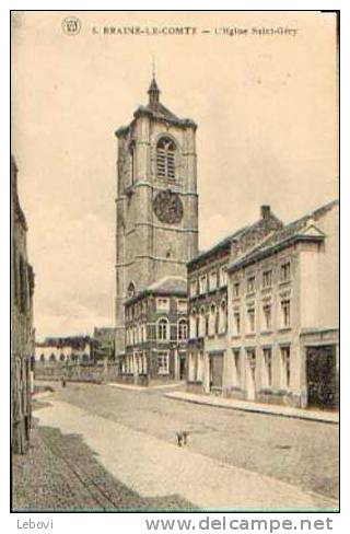 BRAINE-LE-COMTE "L´église Saint-Géry" - Ed. F. Walschaert Bxl (1923) - Braine-le-Comte