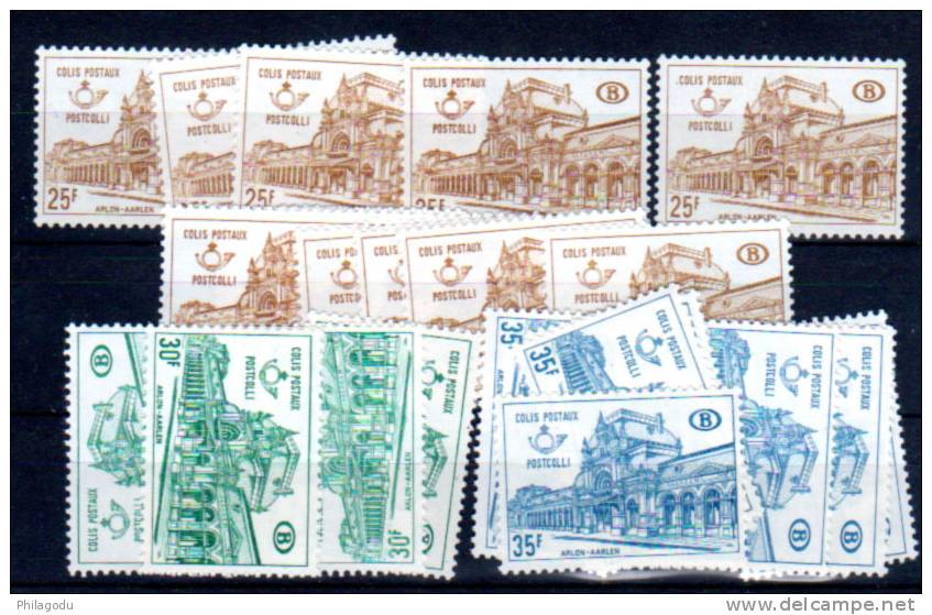 1967-68, CP**, Gares ; D´Arlon, CF 400-401-402** , Cote 131 €   Neuf  POSTFRIS - Other & Unclassified