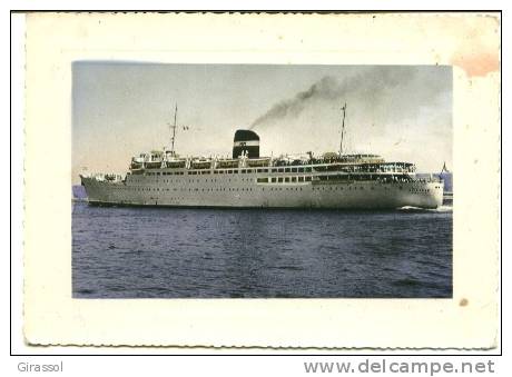 CPSM ALGER LE KAIROUAN 1960 - Dampfer