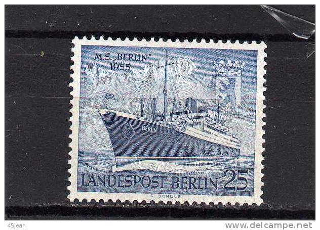 Berlin: 1955 Y&T N° 112 N**, Lancement Du Paquebot Berlin - Ungebraucht