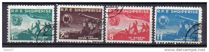 SS1126 - ALBANIA , Yvert  Serie N.  497/500 - Albanien