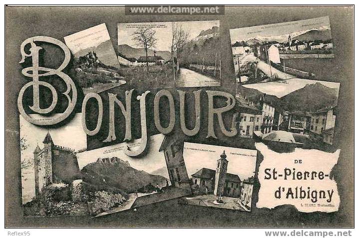 Bonjour De SAINT PIERRE D´ALBIGNY. - Saint Pierre D'Albigny