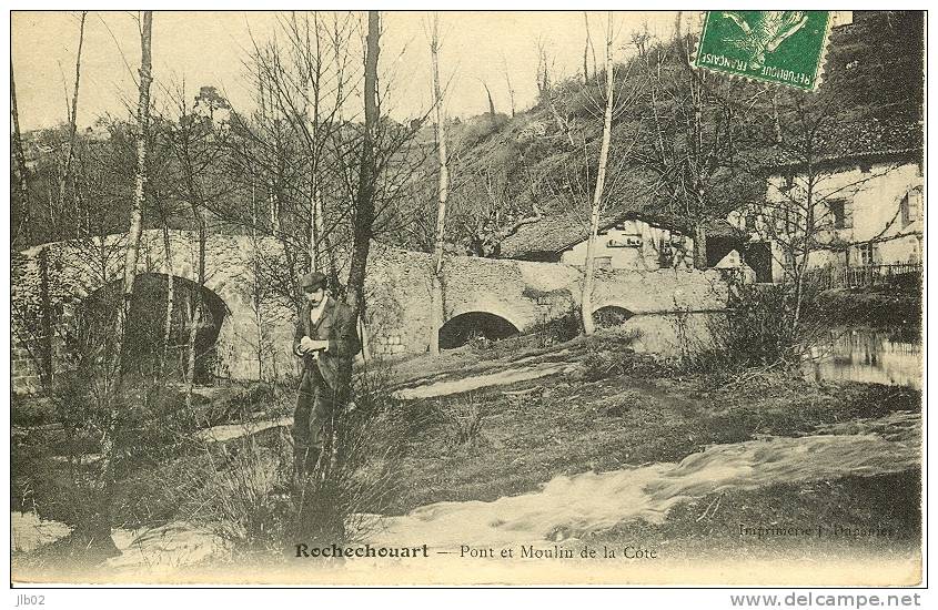 Rochechouart - Pont Et Moulin De La Cote - Rochechouart