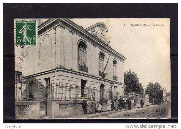 92 BAGNEUX Mairie, Animée, Ed ELD 25, 1908 - Bagneux