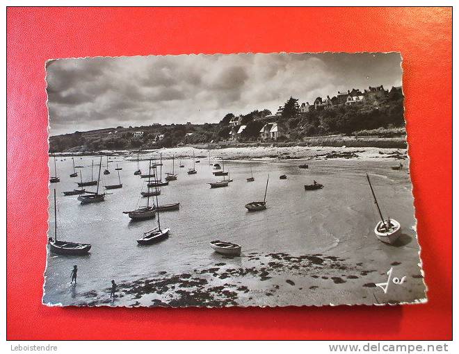 CPSM-(29-FINISTERE)- LOCQUIREC-LE PORT ET SES PETITS BATEAUX DE PLAISANCE - Locquirec