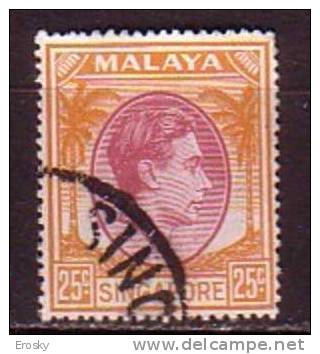 P3975 - BRITISH COLONIES SINGAPORE Yv N°14B - Singapur (...-1959)