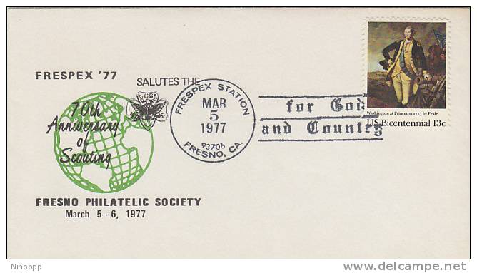 USA-1977  FRESPEX 77  70th Anniversary Of SDcouting Souvenir Cover - Other & Unclassified