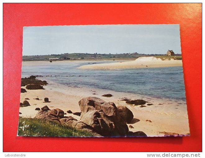 CPSM-(29-FINISTERE)- PLOUESCAT-L'ANSE DU KERNIC-CARTE EN BON ETAT - Plouescat