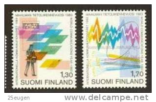 FINLAND 1983 MICHEL NO: 924-925  MNH - Nuevos