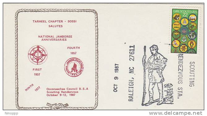 USA-1987 National Jamboree Anniversaries Souvenir Cover - Other & Unclassified