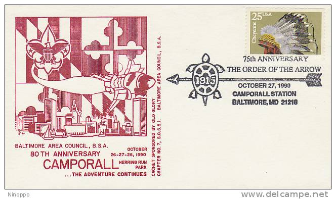 USA-1990 80th Anniversary Camporall Souvenir Cover - Other & Unclassified