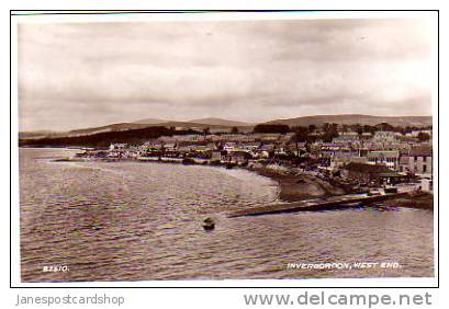 INVERGORDON - West End - REAL PHOTO - Ross & Cromarty - SCOTLAND - Ross & Cromarty