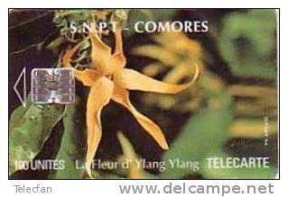 COMORES FLEUR YLANG YLANG 100U UT N° C5B154996 - Komoren