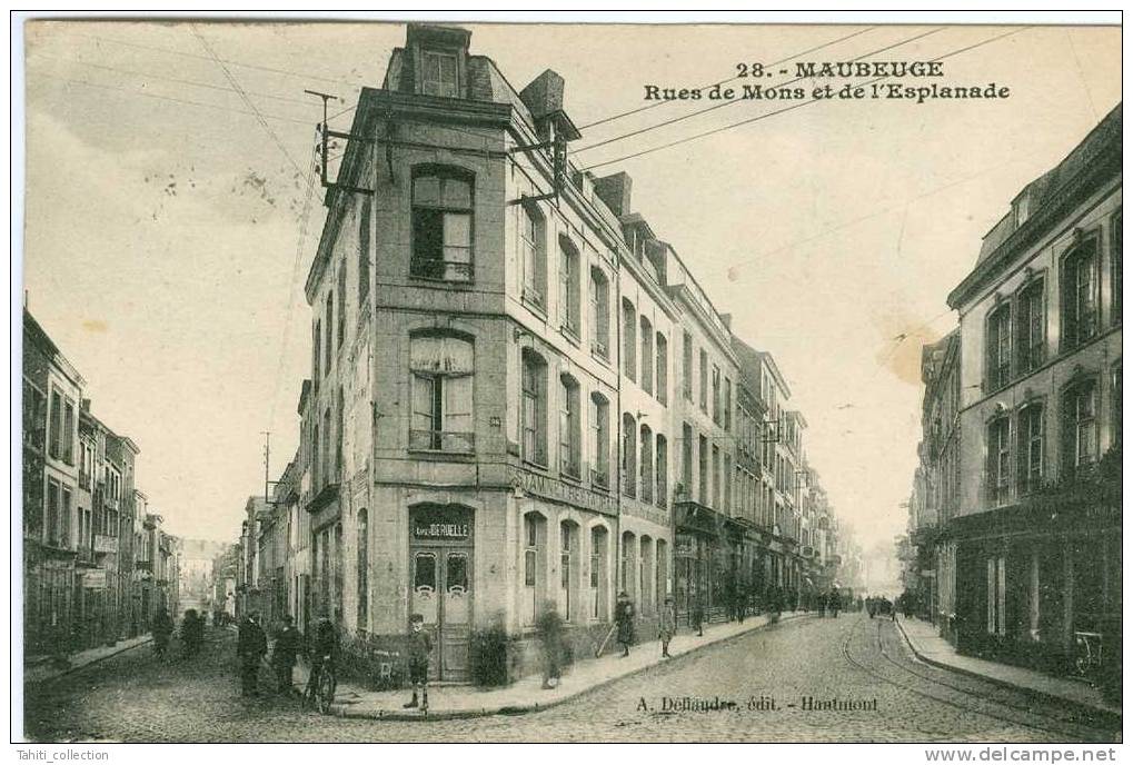 MAUBEUGE - Rue De Mons Et De L'Esplanade - Maubeuge