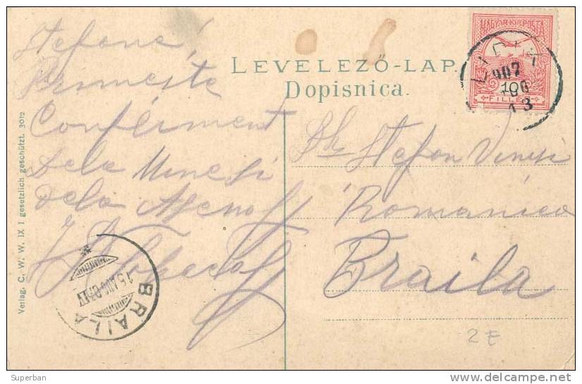 LIPIK : JZVOR JODNE VODE / JÓDVIZ FORÁS / JODWASSER-QUELLE - CARTE POSTALE VOYAGÉE En 1907 (c-582) - Kroatien