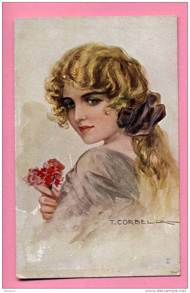 ILLUSTRATEUR TITO CORBELLA - ROMANTISME - FEMME - N° 305-1 - - Corbella, T.