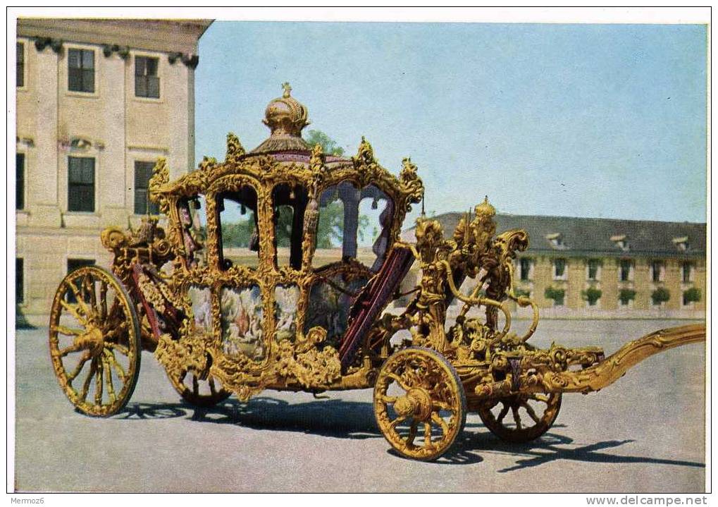 Wien Kunsthistorisches Museum Wagenburg In Schonbrunn Imperialwagen Des Wiener Hofes Imperial Coache Court Of Vienna - Musei