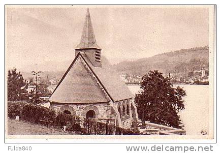 CPA.   CHAPELLE DE KUSSNACHT EN SUISSE.  En Mémoire De Notre Bien-aimée Reine Astrid. - Chapelle