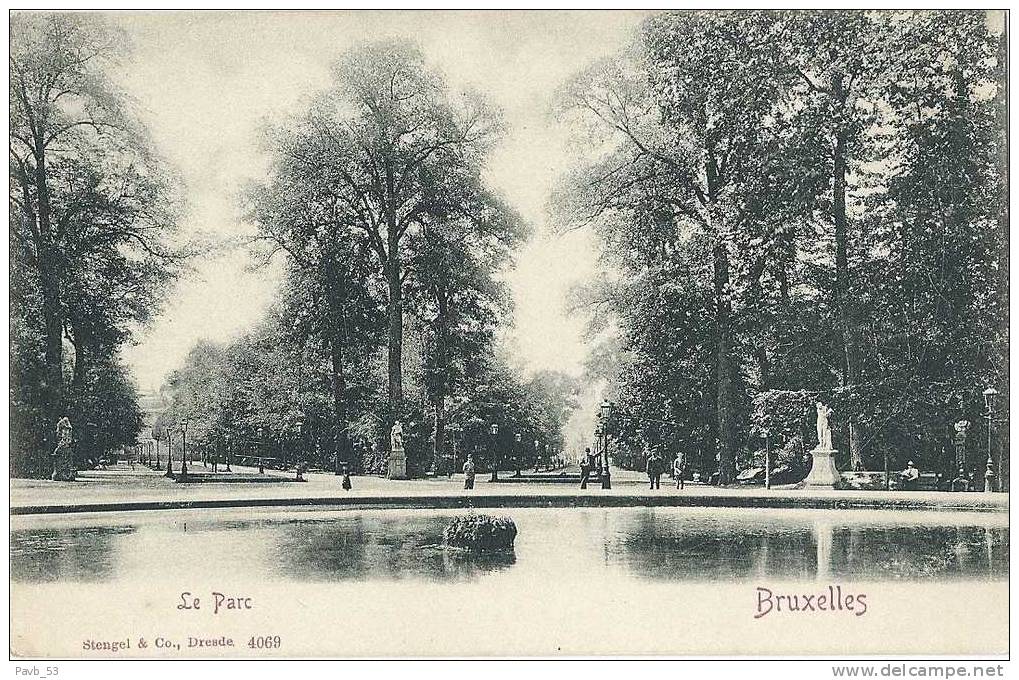 Brussels - Bruxelles : Het Park* Le Parc +/-1905 - Parks, Gärten