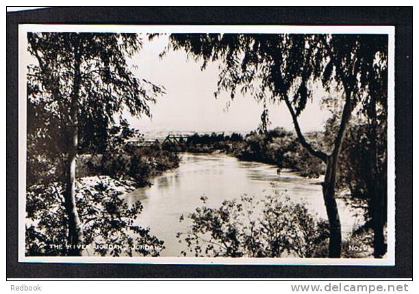 Real Photo Postcard Bridge On The The River Jordan - Ref 398 - Jordanië